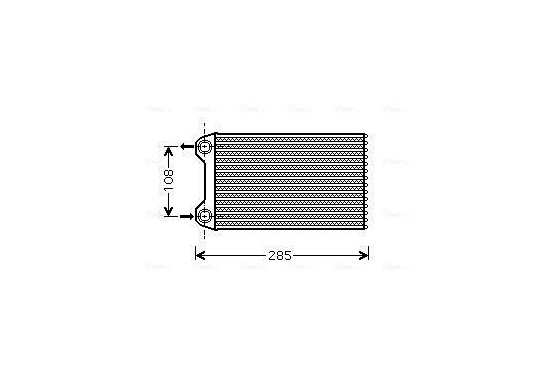 Kachelradiateur, interieurverwarming