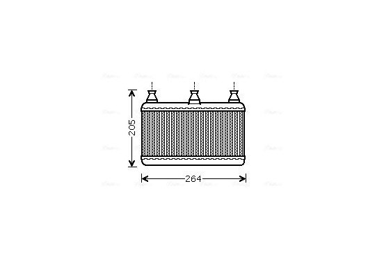 Kachelradiateur, interieurverwarming