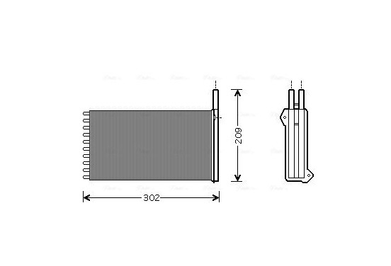 Kachelradiateur, interieurverwarming