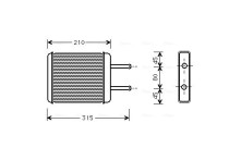 Kachelradiateur, interieurverwarming