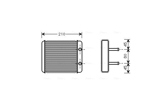 Kachelradiateur, interieurverwarming