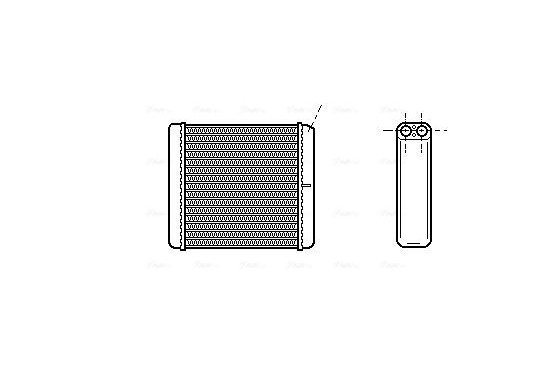 Kachelradiateur, interieurverwarming