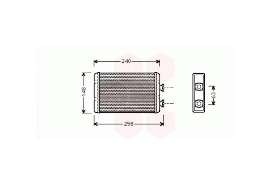 KACHELRADIATEUR zonder AIRCO