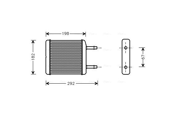 Kachelradiateur, interieurverwarming