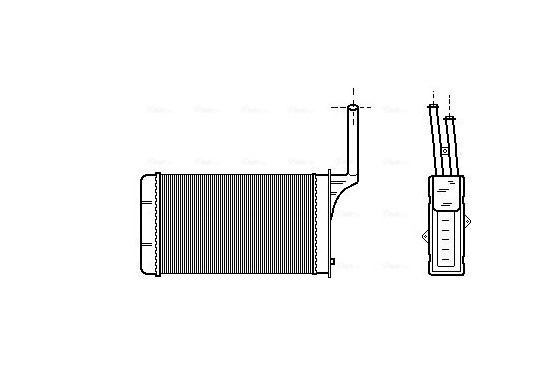 Kachelradiateur, interieurverwarming