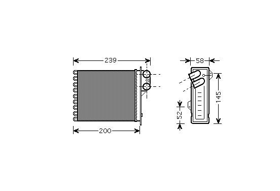 KACHELRADIATEUR DACIA LOGAN ALL 04-