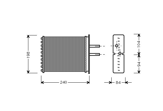 KACHELRADIATEUR Type Valeo