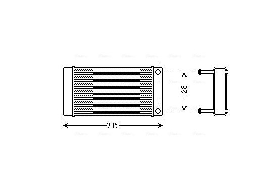 Kachelradiateur, interieurverwarming