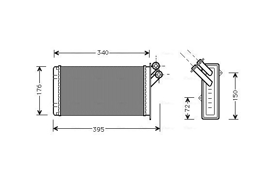 Kachelradiateur, interieurverwarming