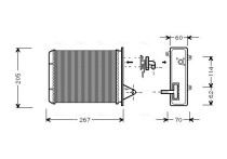 Kachelradiateur, interieurverwarming