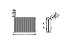 Kachelradiateur, interieurverwarming