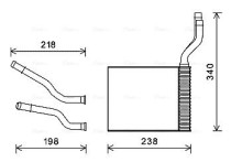 Kachelradiateur, interieurverwarming