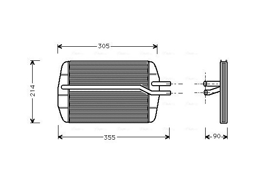 Kachelradiateur, interieurverwarming