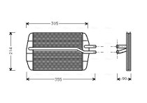 Kachelradiateur, interieurverwarming