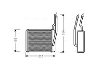 Kachelradiateur, interieurverwarming