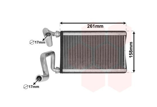 Kachelradiateur, interieurverwarming