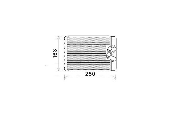 Kachelradiateur, interieurverwarming