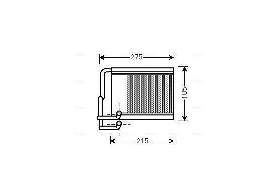 Kachelradiateur, interieurverwarming