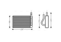 Kachelradiateur, interieurverwarming