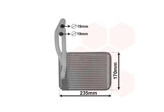 Kachelradiateur, interieurverwarming