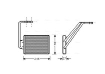 Kachelradiateur, interieurverwarming