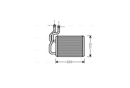 Kachelradiateur, interieurverwarming