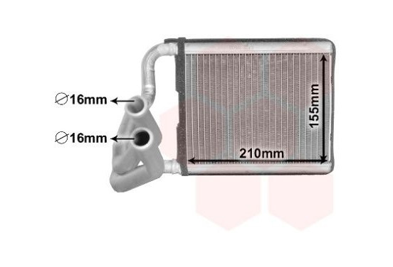 Kachelradiateur, interieurverwarming