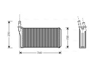 Kachelradiateur, interieurverwarming