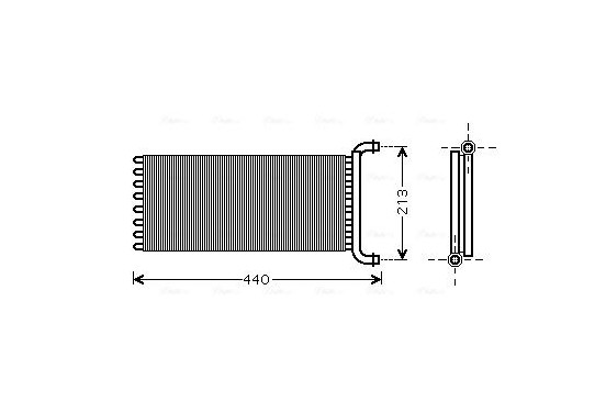 Kachelradiateur, interieurverwarming