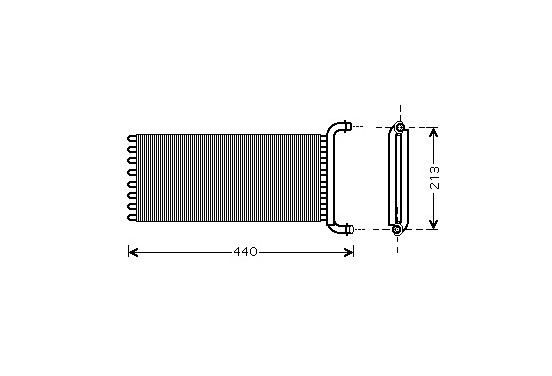 KACHELRADIATEUR MBV639 VITO/VIANO vanaf '03 FR