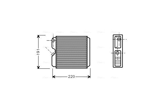 Kachelradiateur, interieurverwarming