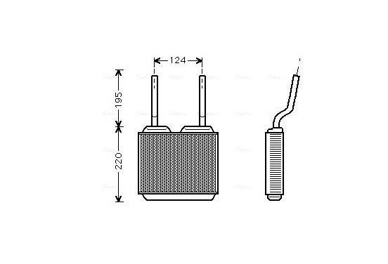 Kachelradiateur, interieurverwarming