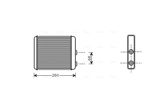 Kachelradiateur, interieurverwarming