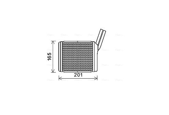 Kachelradiateur, interieurverwarming