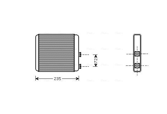 Kachelradiateur, interieurverwarming