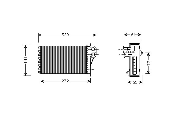 KACHELRADIATEUR 206 ALL 98tot '07 / 206+ 09-