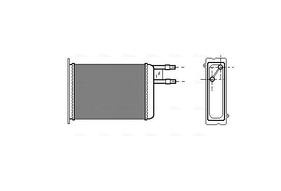 Kachelradiateur, interieurverwarming