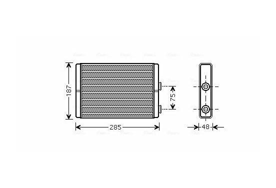 Kachelradiateur, interieurverwarming