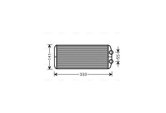 Kachelradiateur, interieurverwarming