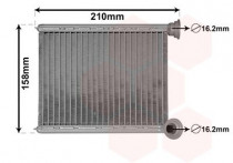 Kachelradiateur, interieurverwarming