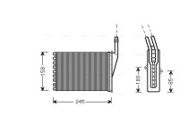 Kachelradiateur, interieurverwarming