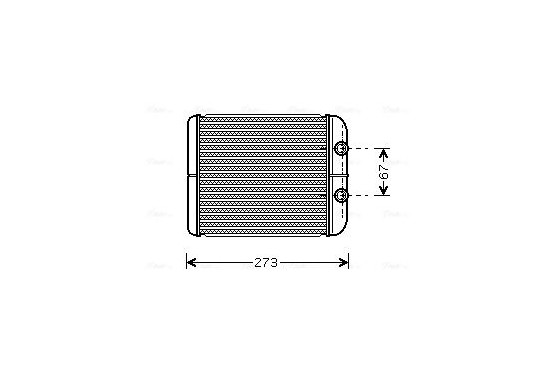 Kachelradiateur, interieurverwarming