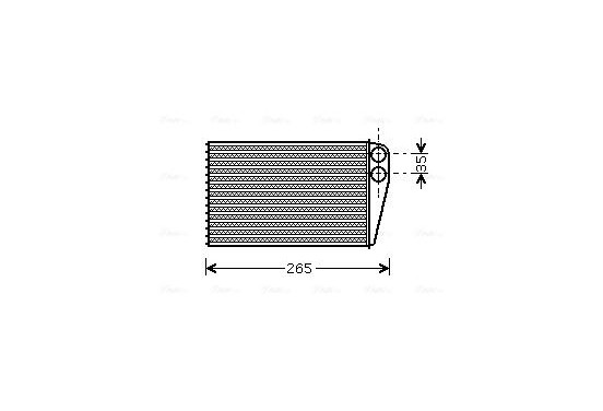 Kachelradiateur, interieurverwarming