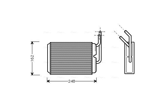 Kachelradiateur, interieurverwarming