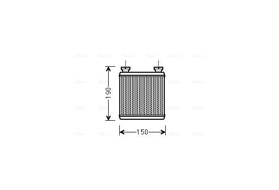 Kachelradiateur, interieurverwarming