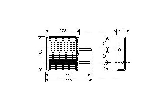 Kachelradiateur, interieurverwarming