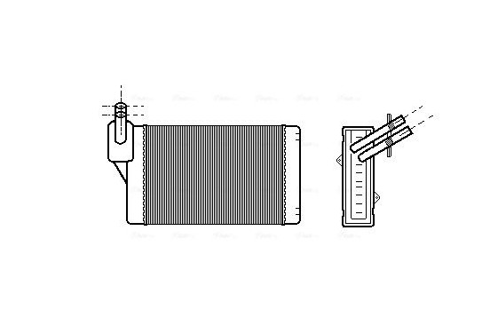 Kachelradiateur, interieurverwarming