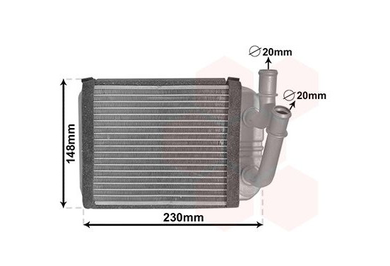 Kachelradiateur, interieurverwarming