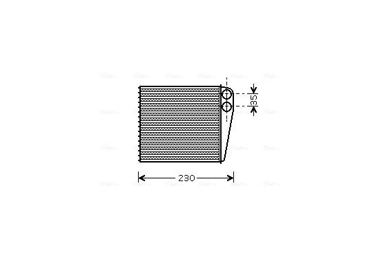 Kachelradiateur, interieurverwarming