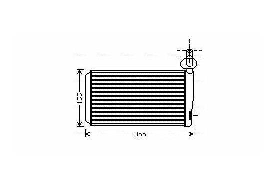 Kachelradiateur, interieurverwarming